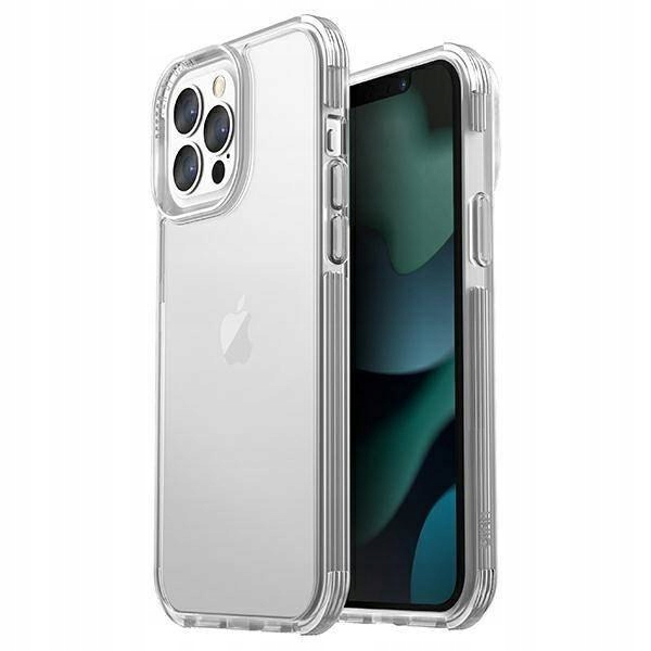 UNIQ COMBAT RUGGED PROTECTIVE CASE WITH 3-TIER IMPACT PROTECTION FOR IPHONE 2021 13 PRO | CLEAR
